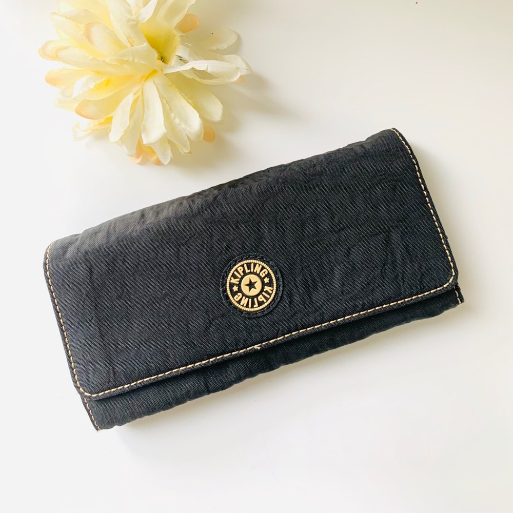 Kipling Black Brownie Organizer Wallet